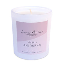 Load image into Gallery viewer, vanilla-and-black-raspberry-soy-candle