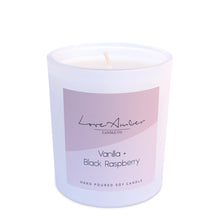 Load image into Gallery viewer, vanilla-and-black-raspberry-soy-candle